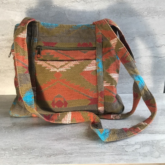 canyon sky Handbags - Canon sky Aztec tote purse bag